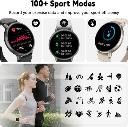 Smart Watch (Answer/Make Call), Smartwatch Fitness Tracker for Android and iOS Phones